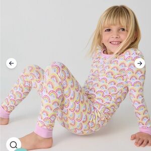 Little Sleepies Rainbow and Pink Pajama Set